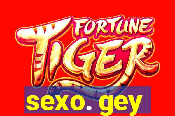 sexo. gey